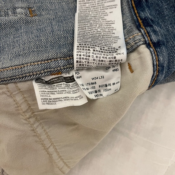 NWOT Levi’s LVC 606 34x32 - Picture 5 of 6